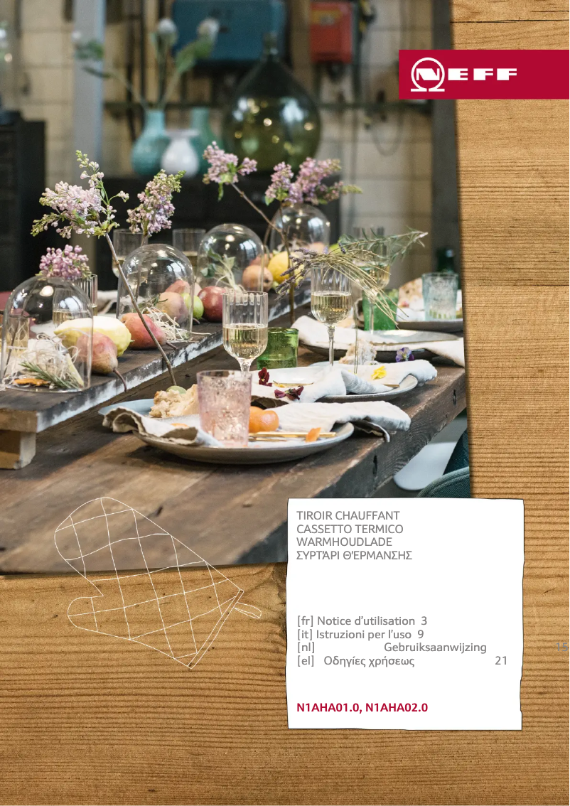 Page 1 de la notice Manuel utilisateur Neff N1AHA01N0