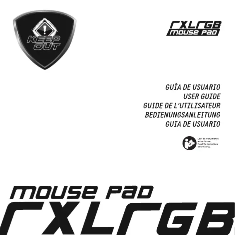 Page 1 de la notice Manuel utilisateur KeepOut RXL-RGB