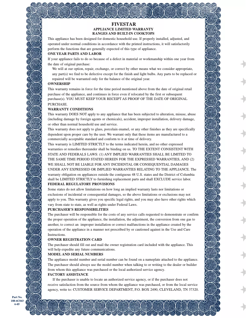 Page n°1 - Mode d'emploi FiveStar WPN3107SW