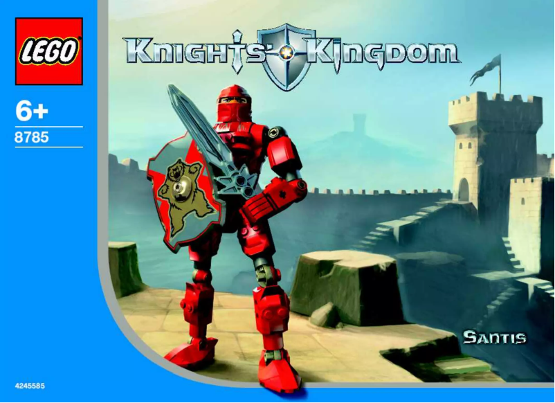 Page 1 de la notice Manuel utilisateur Lego Knights Kingdom 8785