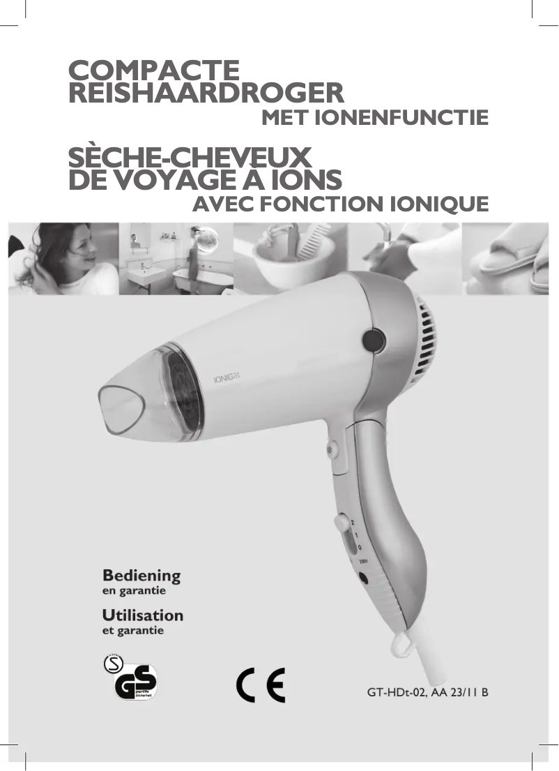 Image de la première page du manuel de l'appareil GT-HDt-02