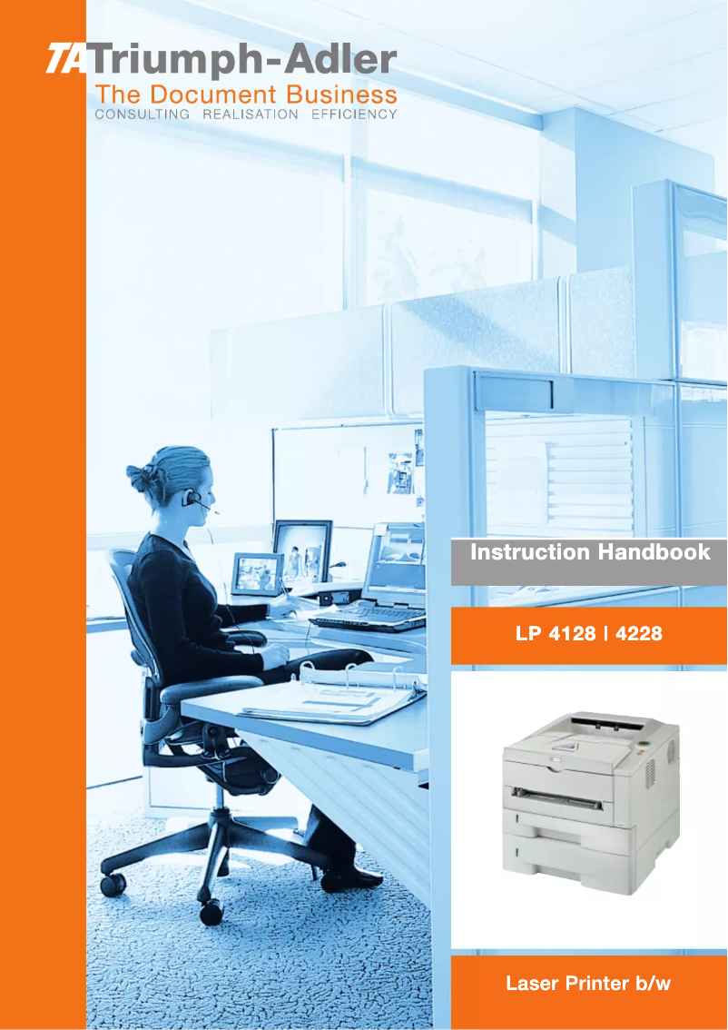 Image de la première page du manuel de l'appareil LP 4228