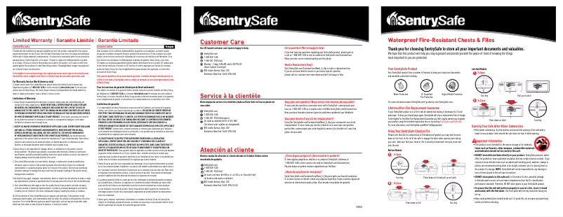 Page n°1 - Manuel utilisateur Sentry HD2100