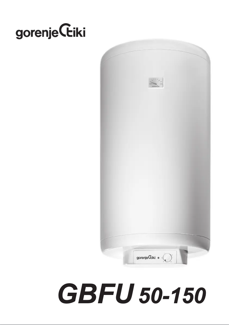 Page 1 de la notice Manuel utilisateur Gorenje GBFU150B6