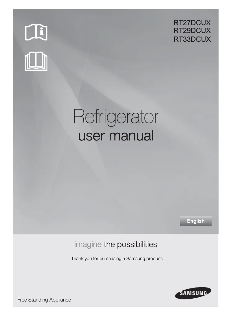 Image de la première page du manuel de l'appareil RT29DCPN