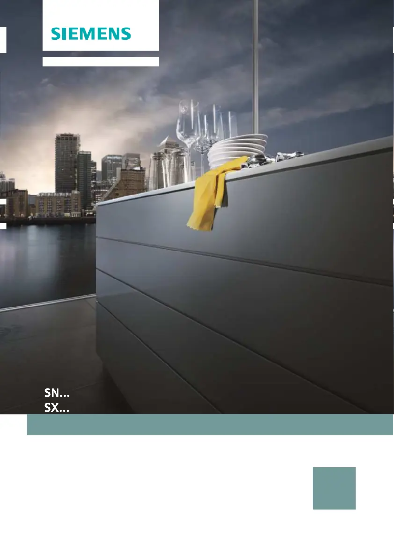 Page n°1 - Manuel utilisateur Siemens SN28D240EU