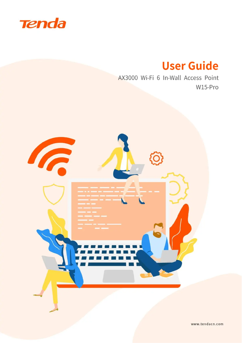 Página 1 del manual Ficha técnica Tenda W15-Pro
