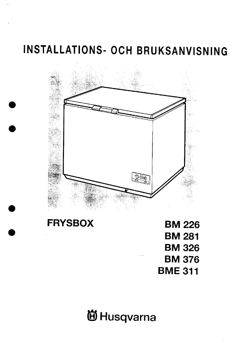 Page 1 of the manual User Manual Husqvarna BM 281