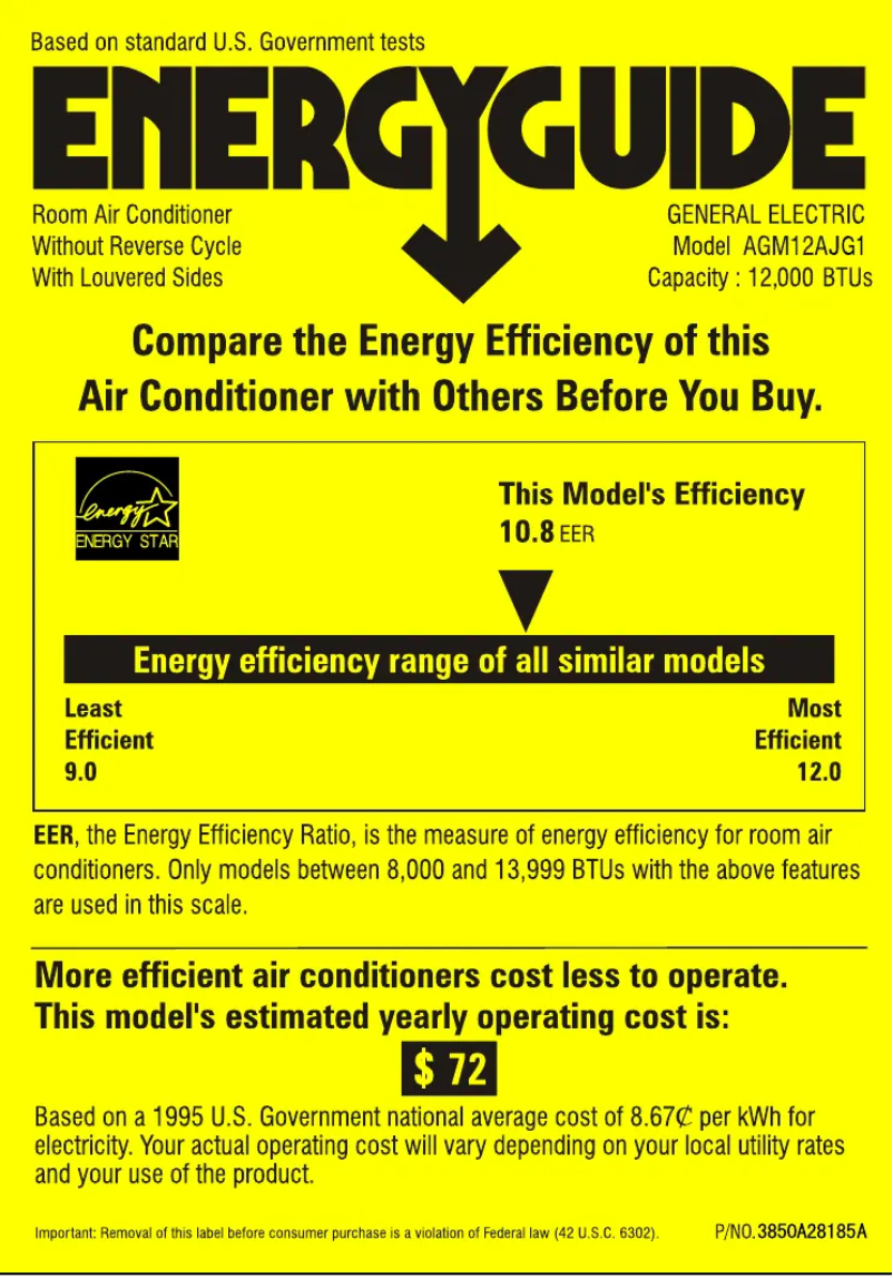 Image de la première page du manuel de l'appareil AGM12AJ