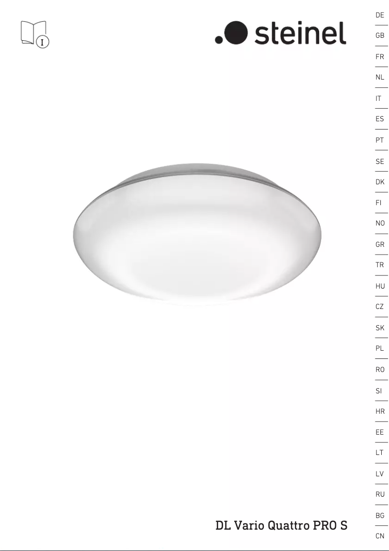 Page 1 de la notice Manuel utilisateur Steinel DL Vario Quattro PRO LED
