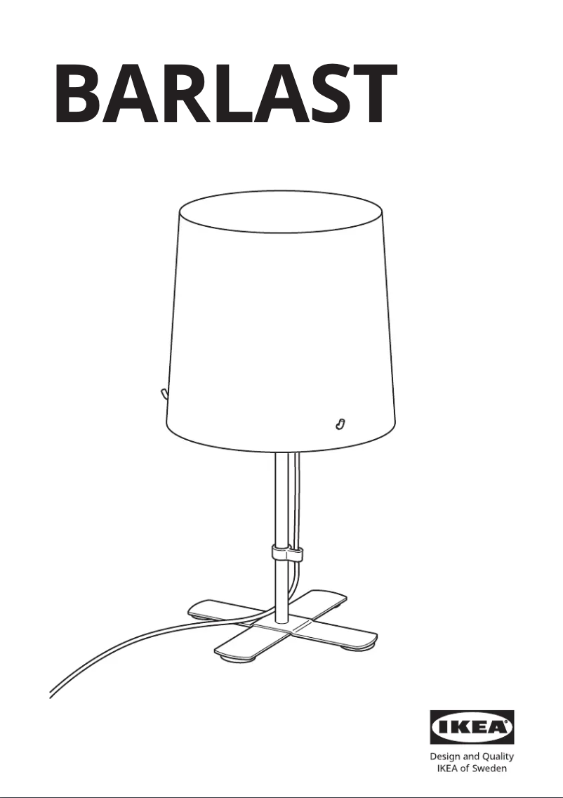 Imagen de la primera página del manual del dispositivo BARLAST 905.045.67