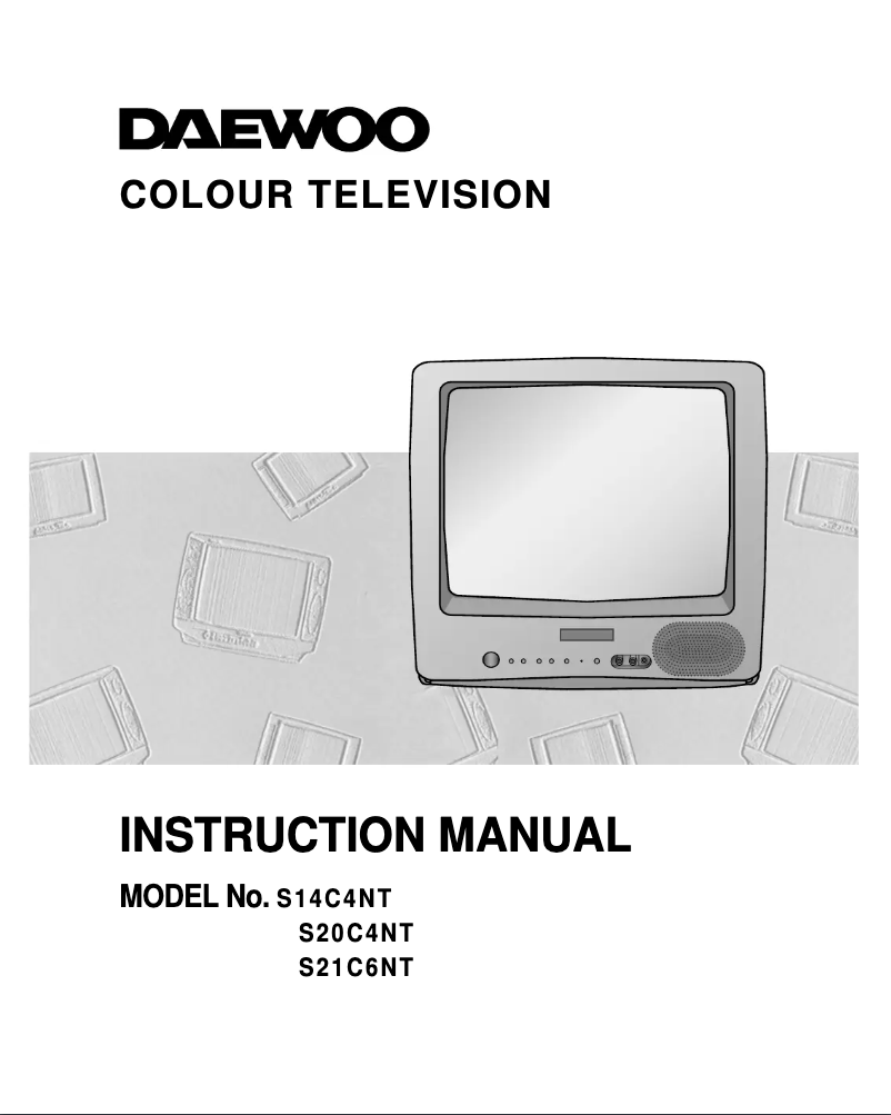 Page 1 de la notice Manuel utilisateur Daewoo 14C4