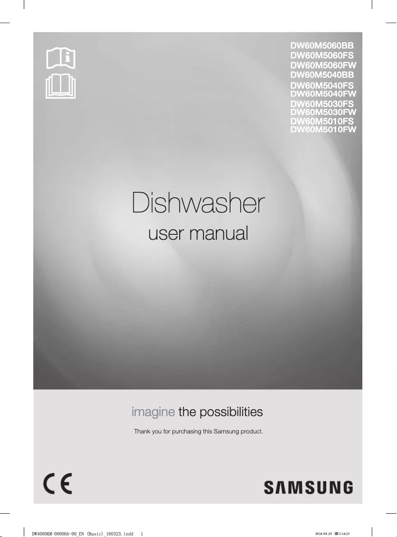 Image de la première page du manuel de l'appareil DW60M5060FW