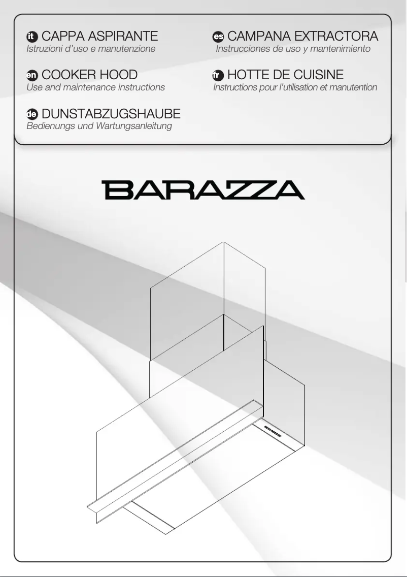 Page 1 de la notice Manuel utilisateur Barazza 1KSTP9