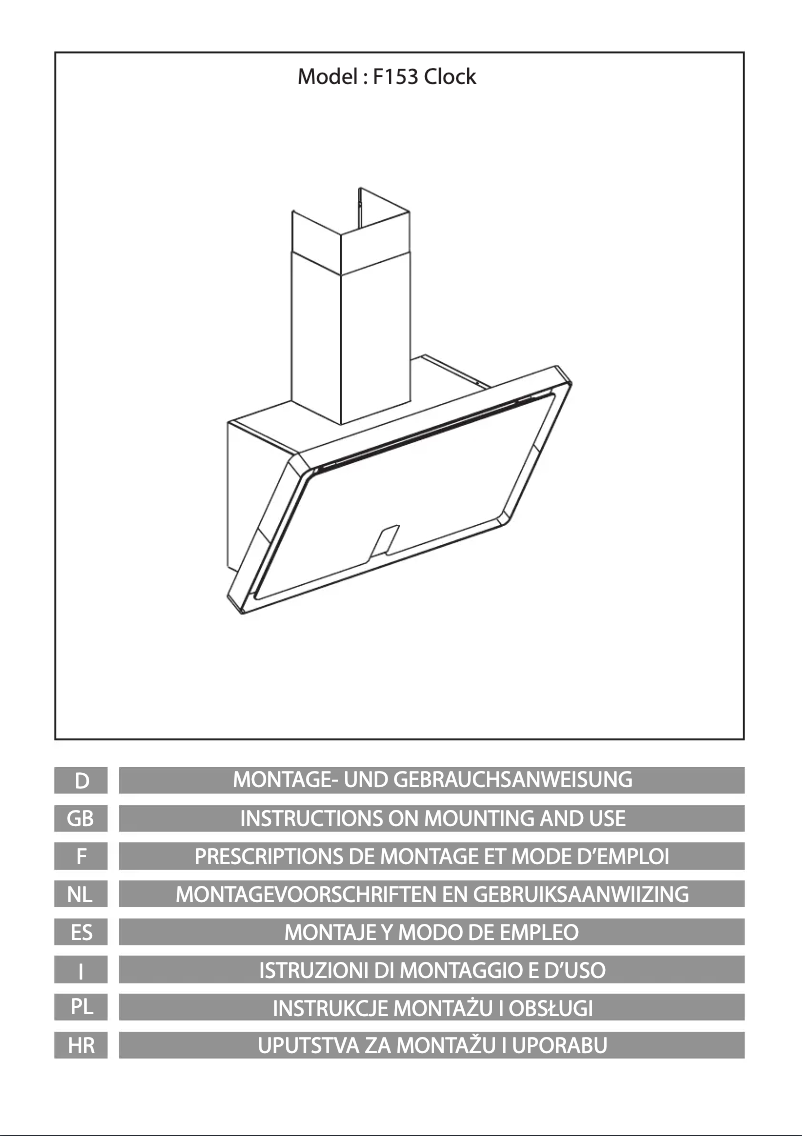 Page 1 de la notice Manuel utilisateur Airforce F153 Clock