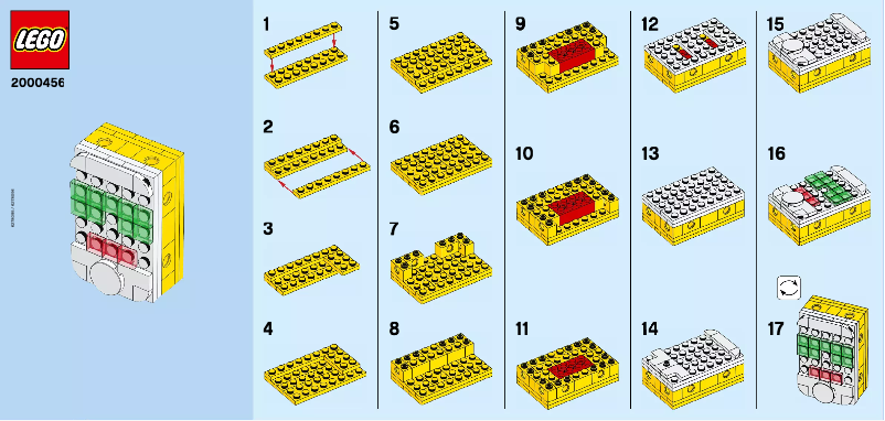 Page 1 de la notice Manuel utilisateur Lego 2000456