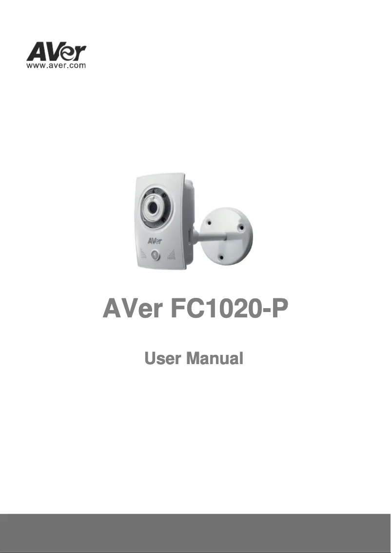 Page 1 de la notice Manuel utilisateur AVer FC1020-P