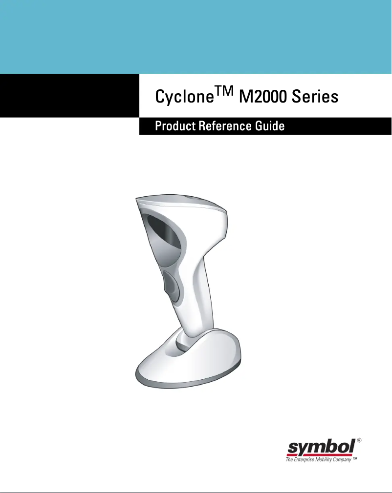 Page 1 de la notice Manuel utilisateur Zebra Cyclone M2004