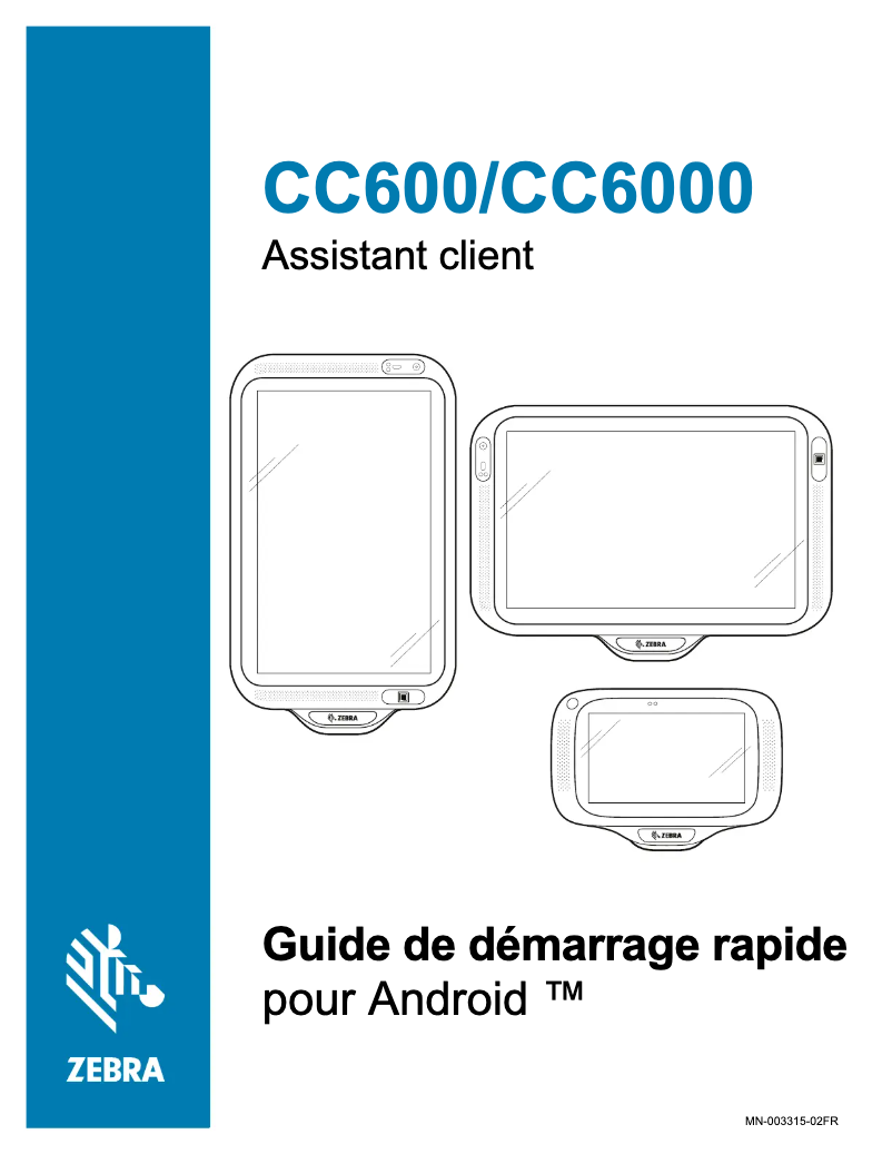 Image de la première page du manuel de l'appareil CC6000