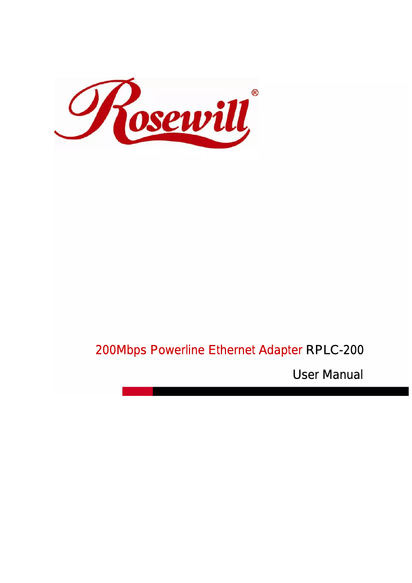 Image de la première page du manuel de l'appareil RPLC-200KIT