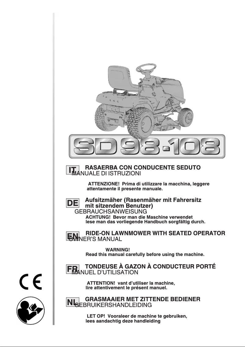 Page 1 de la notice Manuel utilisateur Stiga Tornado 5108 HW