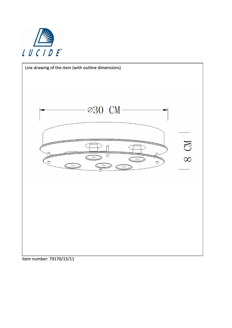 Image de la première page du manuel de l'appareil Ready 79170/15/11