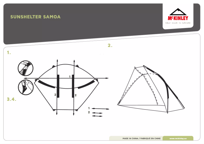 Página 1 del manual Manual de usuario McKinley Samoa