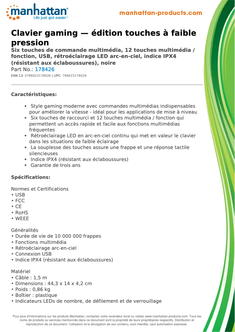 Image de la première page du manuel de l'appareil 178426