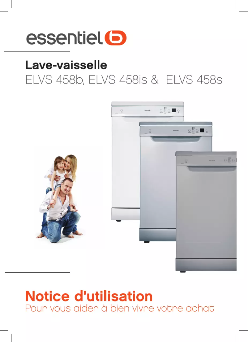 Image de la première page du manuel de l'appareil ELVS 458s