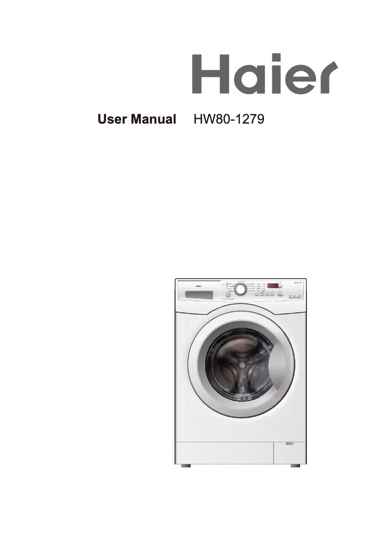 Image de la première page du manuel de l'appareil HW90-1279-DF