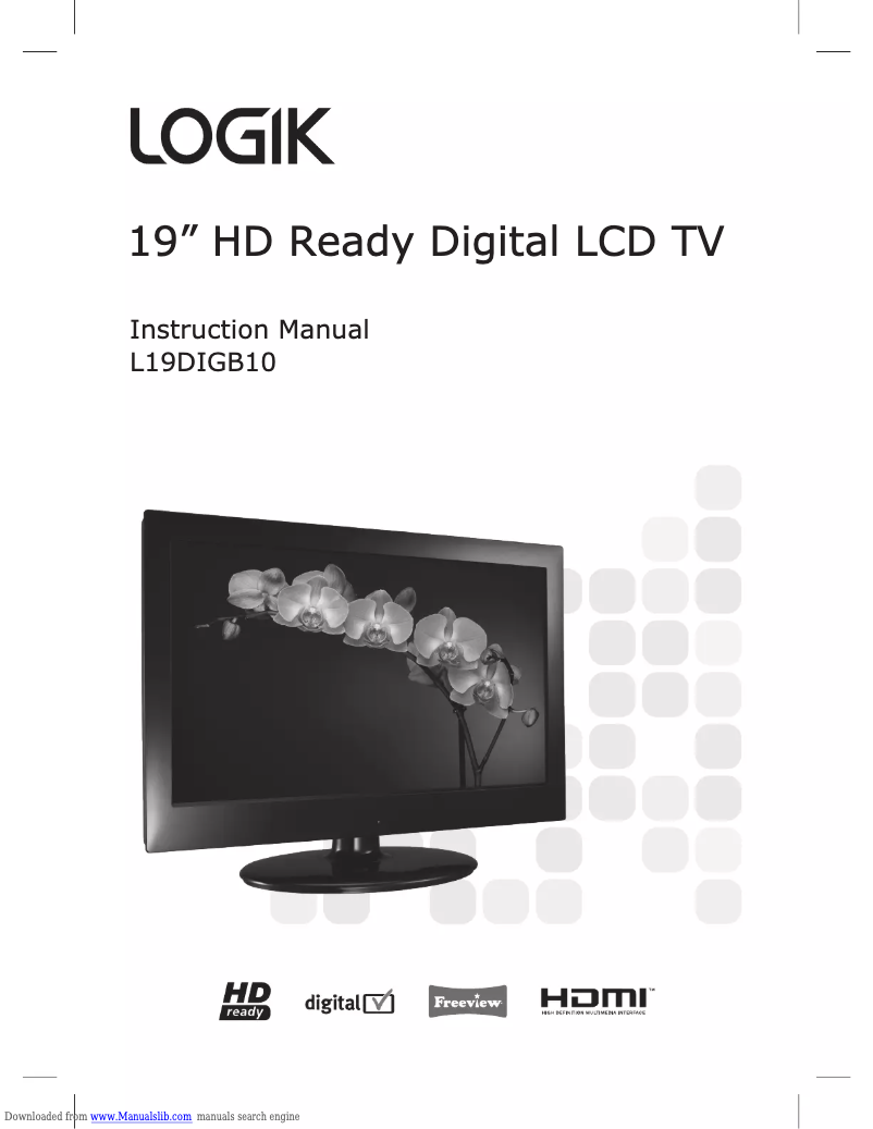 Page 1 de la notice Manuel utilisateur Logik L19DIGB10