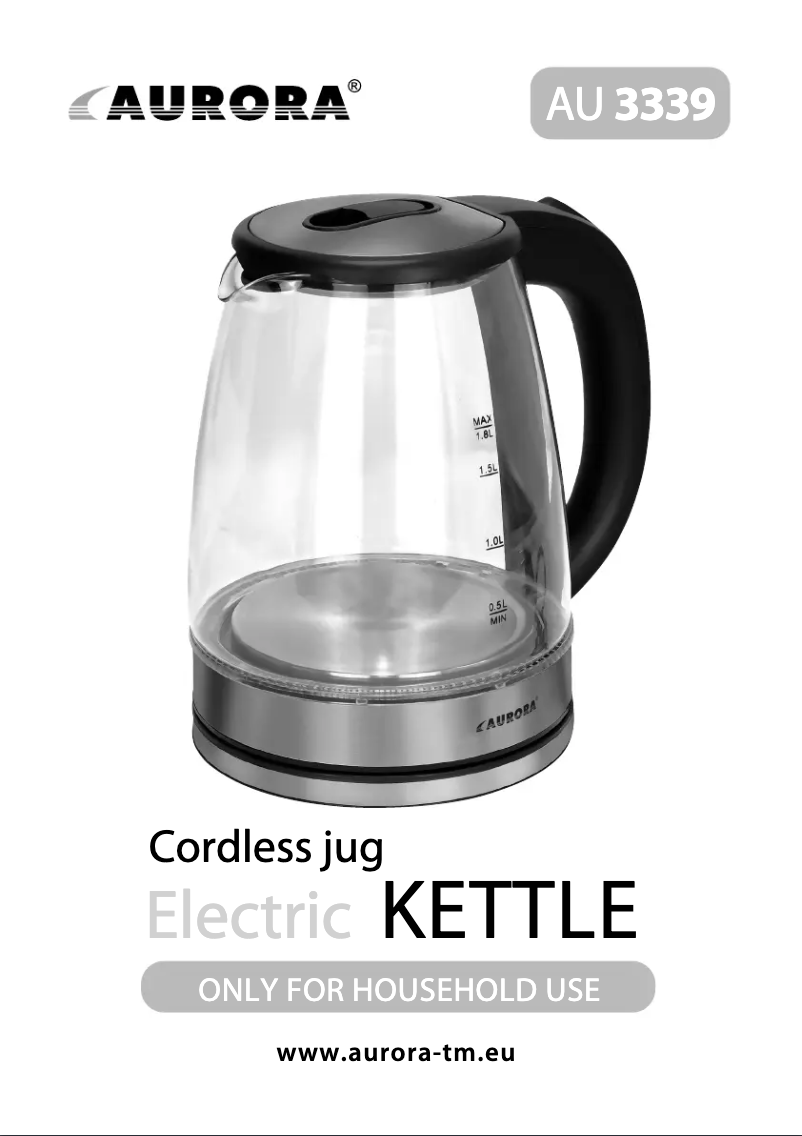 Image de la première page du manuel de l'appareil AU3339