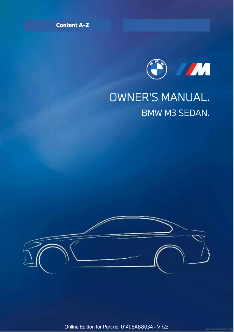 Image de la première page du manuel de l'appareil M3 (2024)