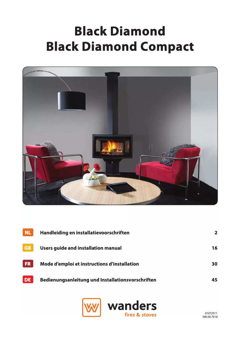 Page n°1 - Manuel utilisateur Wanders Black Diamond