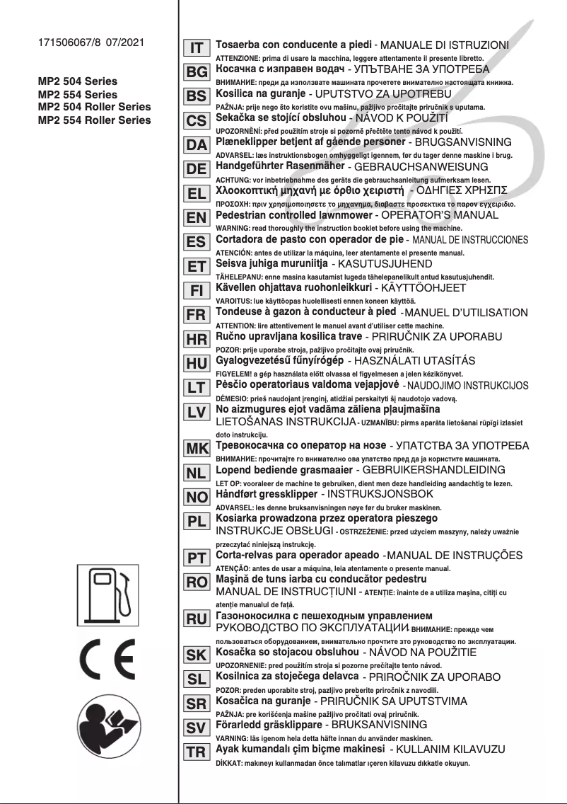 Page 1 de la notice Manuel utilisateur Stiga Twinclip 50 S