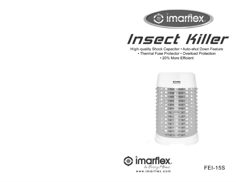 Page 1 de la notice Manuel utilisateur Imarflex FEI-15S