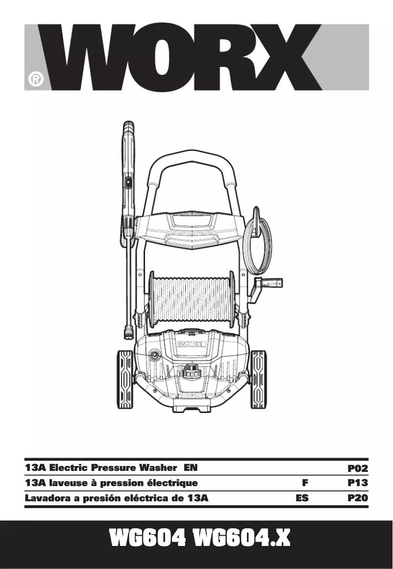 Page 1 de la notice Manuel utilisateur Worx WG604