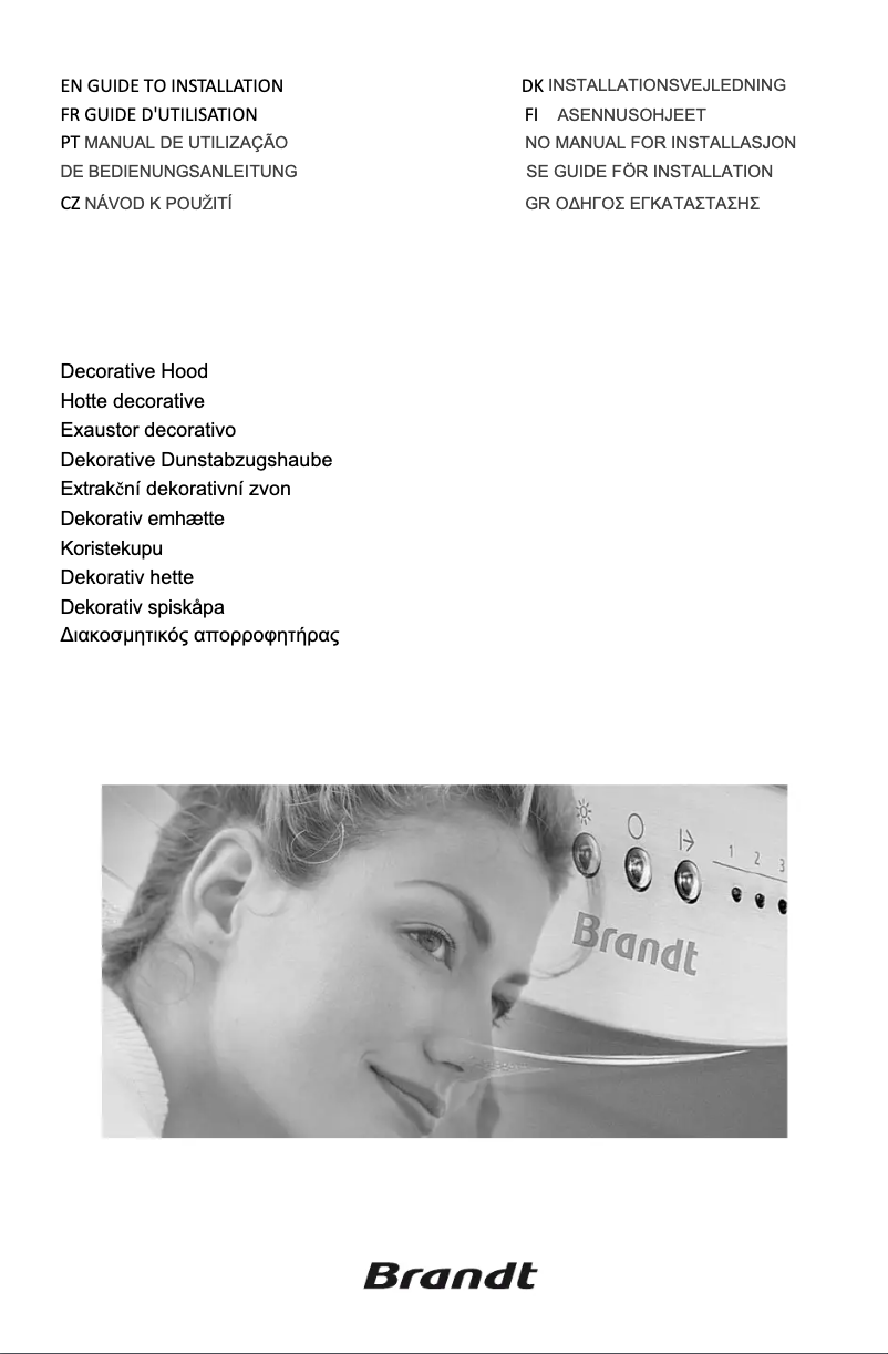 Page n°1 - Manuel utilisateur Brandt AD1186X