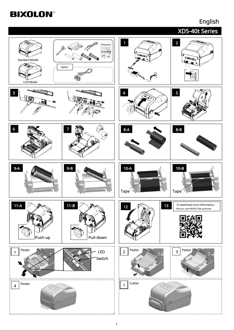 Image de la première page du manuel de l'appareil XD5-40tR