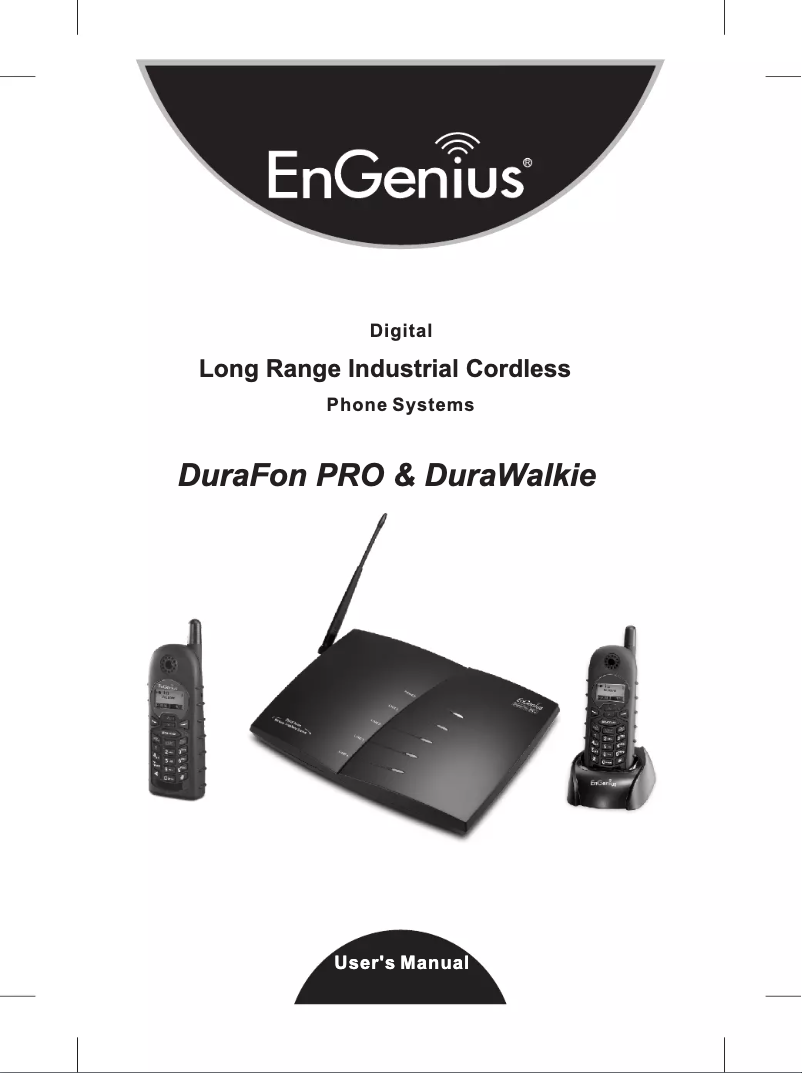 Page n°1 - Manuel utilisateur EnGenius DuraFon PRO