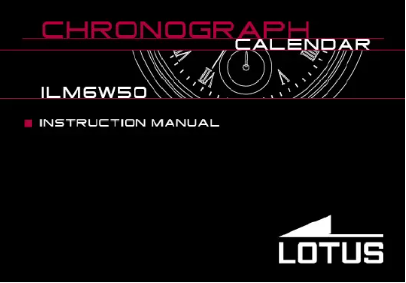 Page n°1 - Manuel utilisateur Lotus 9576