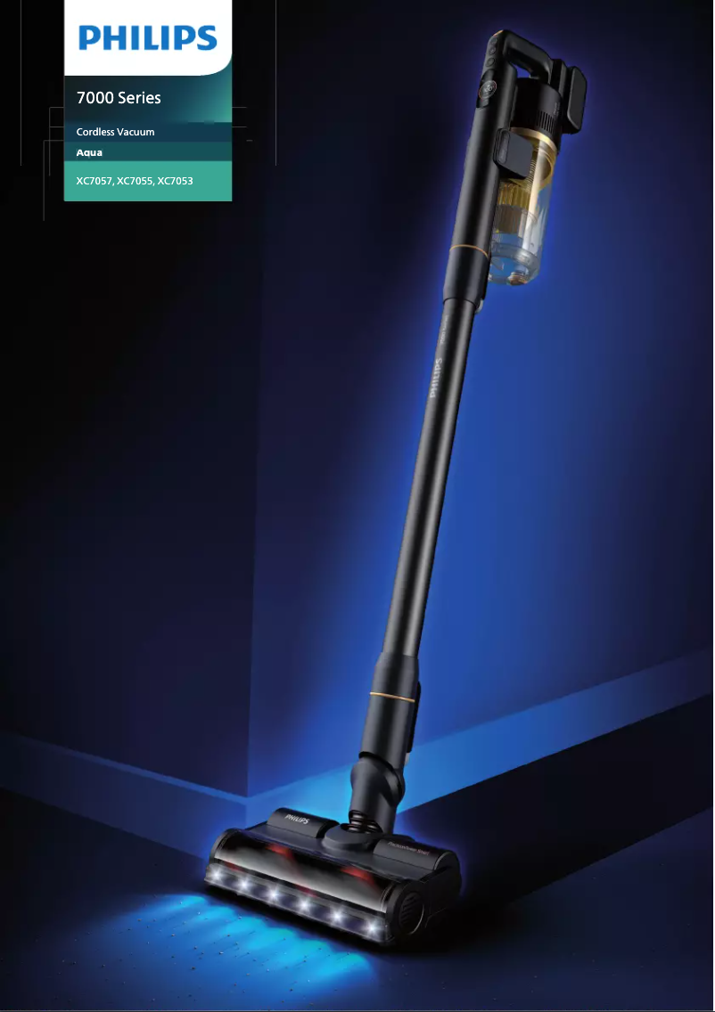 Page 1 de la notice Manuel utilisateur Philips 7000 Series XC7055