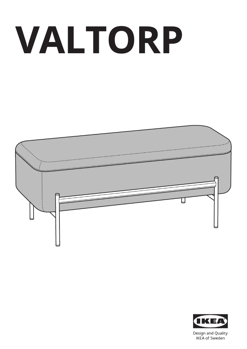 Image de la première page du manuel de l'appareil VALTORP 405.702.39