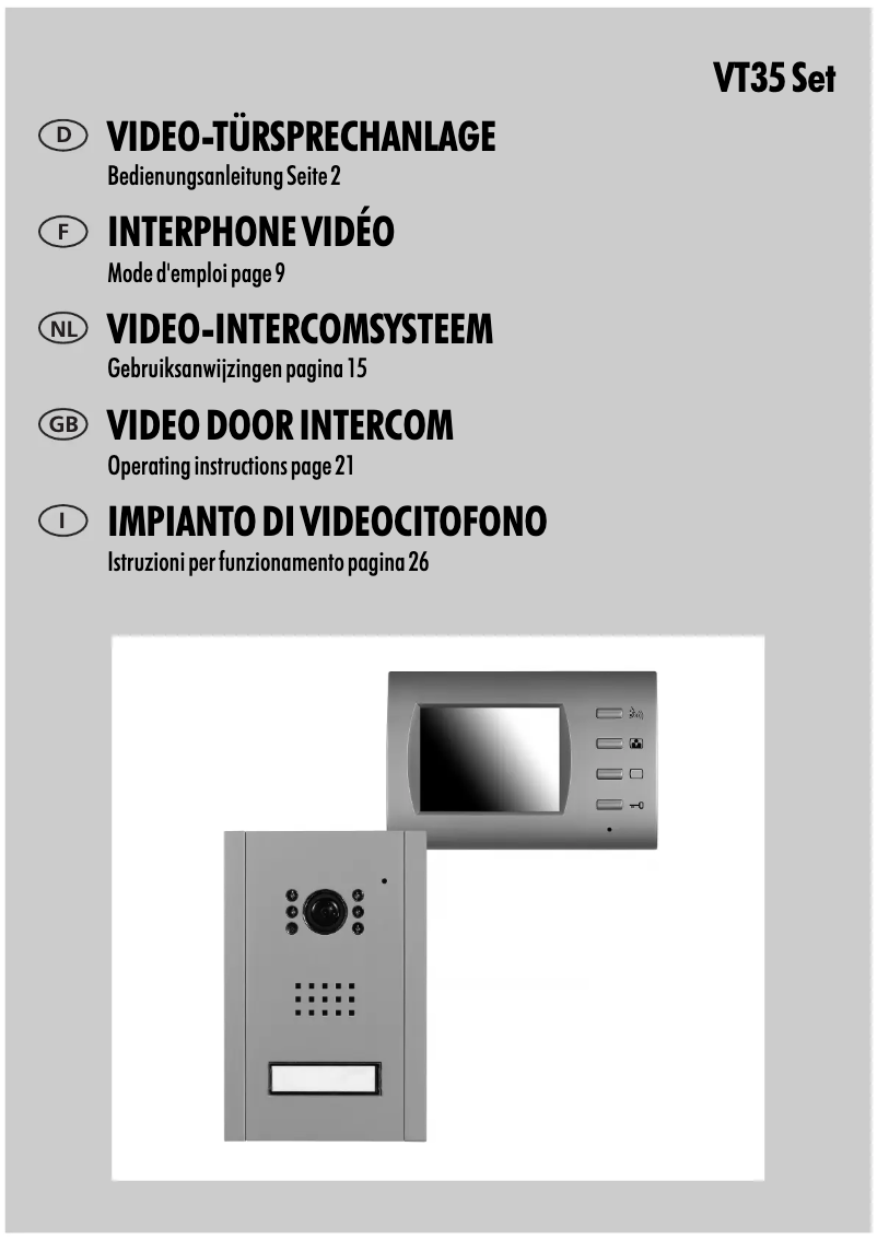 Página 1 del manual Manual de usuario Pentatech VT35