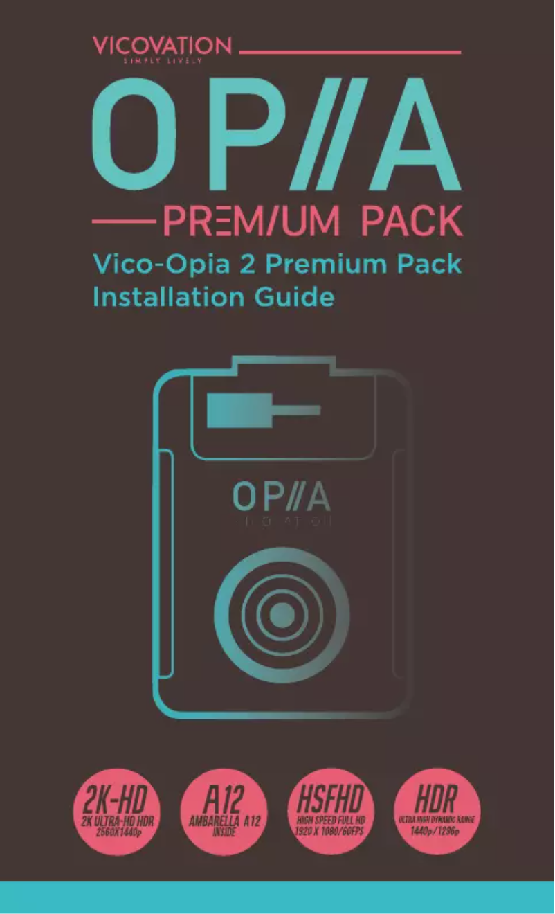 Page n°1 - Manuel utilisateur Vicovation Opia 2