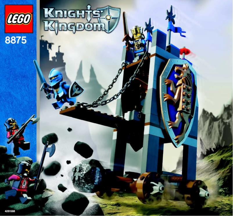 Page n°1 - Manuel utilisateur Lego Knights Kingdom 8875