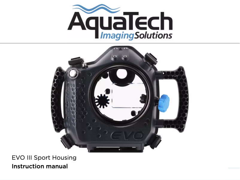 Page n°1 - Manuel utilisateur AquaTech EVO III