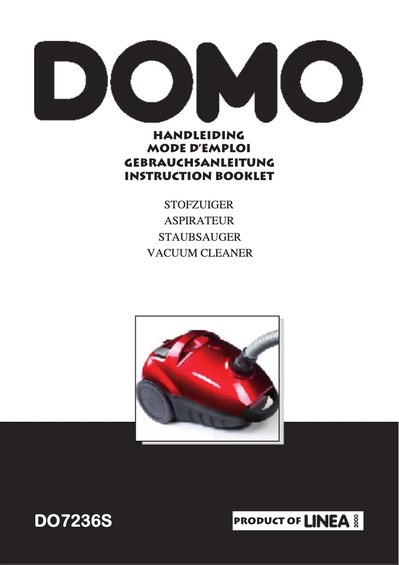Page 1 de la notice Manuel utilisateur Domo DO7236S
