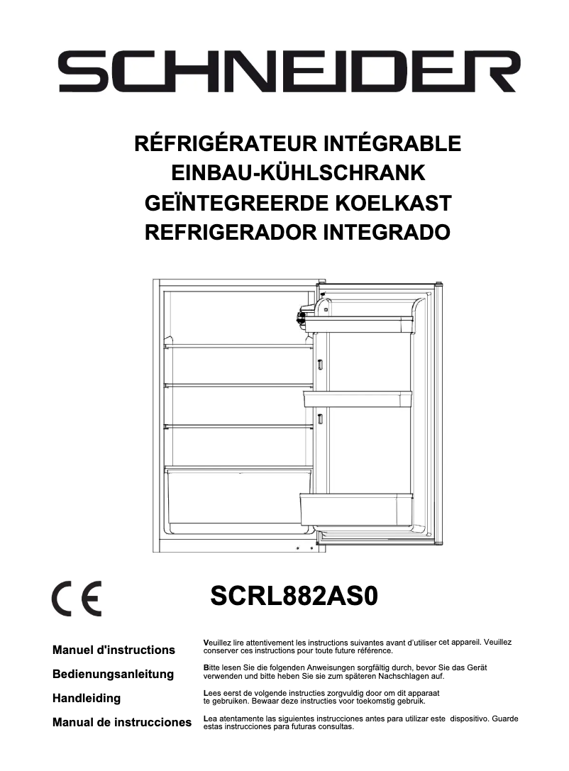 Image de la première page du manuel de l'appareil SCRL882AS0