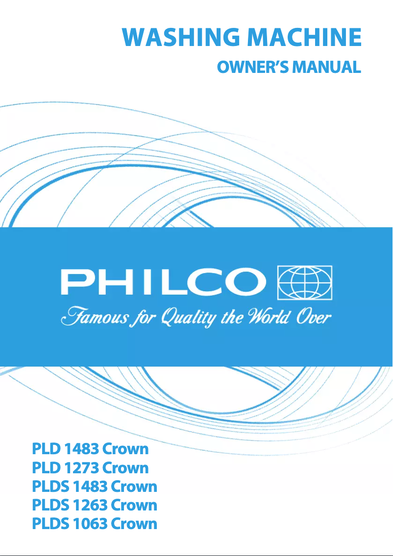 Page n°1 - Manuel utilisateur Philco PLDS 1063 Crown